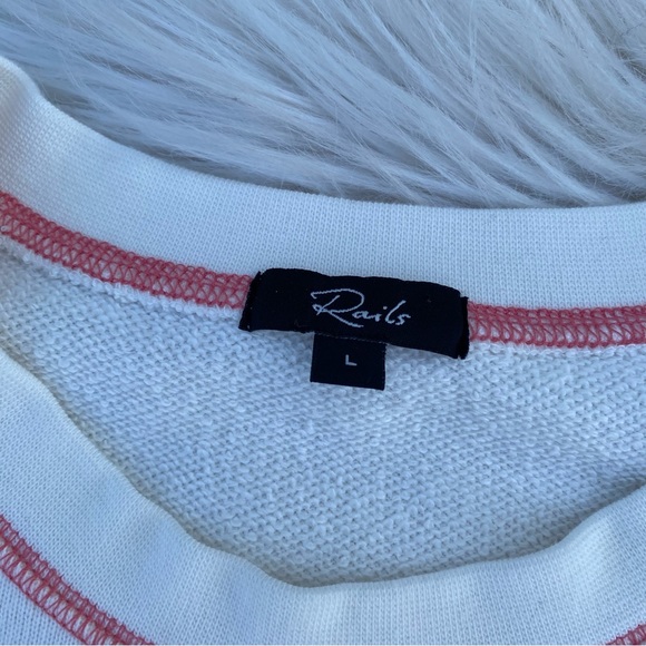 Rails multicolor thread crewneck sweatshirt large - Picture 6 of 6